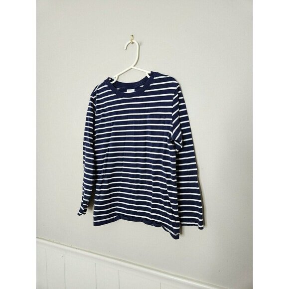HANNA ANDERSSON Navy Stripe Top - Picture 1 of 3